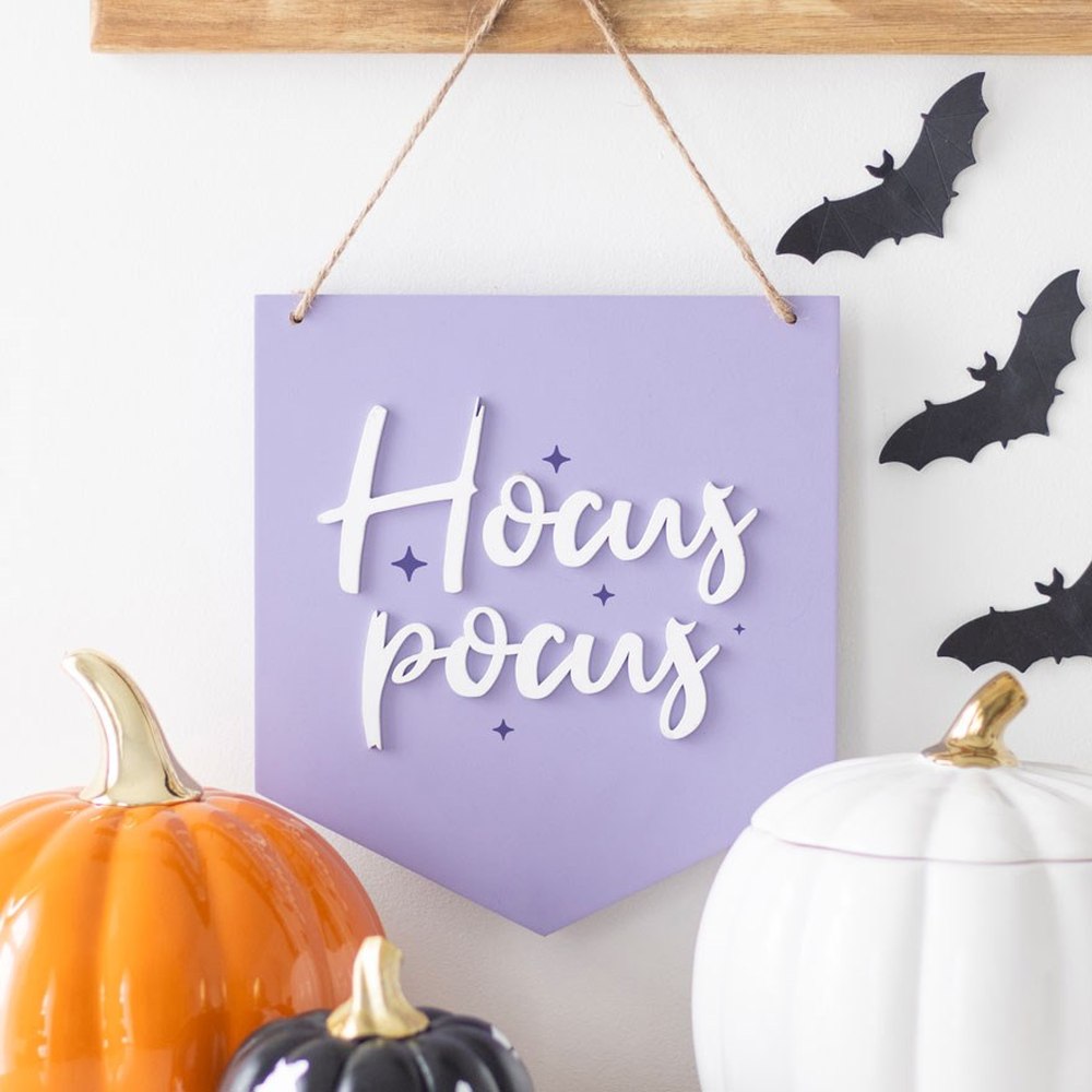 Something Different - Purple Hocus Pocus Decoratief bord - Lila